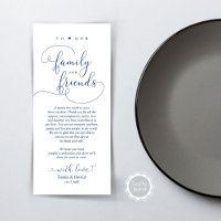 Moderne Elegante Eettafel Plaatsing Bedankkaart