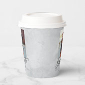 moderne, elegante foto afstuderen papieren bekers (Links)