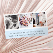 Moderne, elegante fotocollage visitekaartje