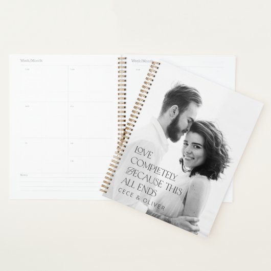 Moderne elegante fotoliefhebber volledig cadeaupla planner (Display)