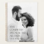 Moderne elegante fotoliefhebber volledig cadeaupla planner (Voorkant)