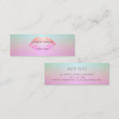 Moderne elegante galerij mini visitekaartje (Voorkant / Achterkant)