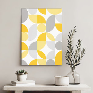 Moderne elegante geometrische Abstracte minimalist Canvas Afdruk