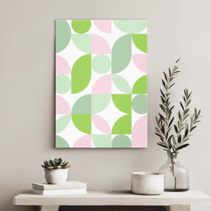 Moderne elegante geometrische Abstracte minimalist Canvas Afdruk