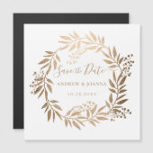 Moderne Elegante Gepersonaliseerde Gouden Monogram (Voorkant / Achterkant)