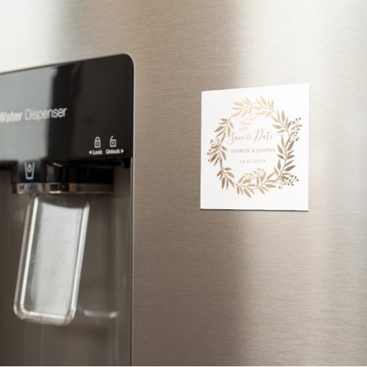 Moderne Elegante Gepersonaliseerde Gouden Monogram