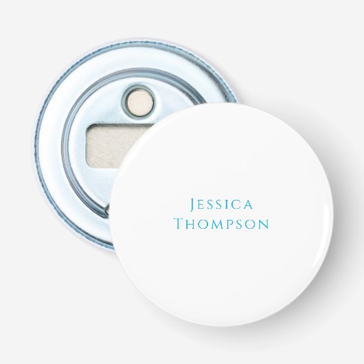 Moderne Elegante Gewone Eenvoudige Professionele N Button Flesopener (Voorkant)