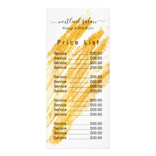 Moderne Elegante Golf Glitter Reclamekaart