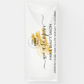 Moderne Elegante Golf Glitter Spandoek (Verticaal)