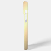 Moderne Elegante Gouden Metallic monogrammed Naam Case-Mate iPhone Case (Achterkant / Links)