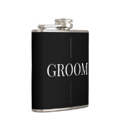 Moderne Elegante Groom Flask Heupfles (Rechts)