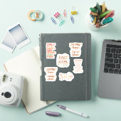 Moderne & Elegante Herfst Thema Quotes Sticker (iPad Cover)