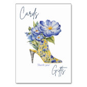 Moderne elegante high-hak schoen Kaarten & cadeaub (Achterkant)