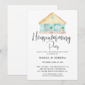 Moderne elegante housewarming party kaart (Voorkant / Achterkant)