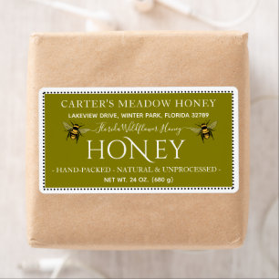 Moderne Elegante Houten Douane Verzendlabels Etiket