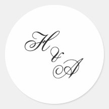 Moderne Elegante Kalligrafie Script Monogram Huwel