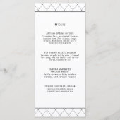 Moderne elegante klassieke minimalist menu (Voorkant)