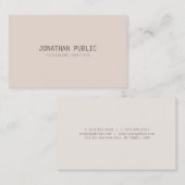 Moderne, elegante kleuren Creatieve Ontworpen Sjab Visitekaartje (Voorkant / Achterkant)