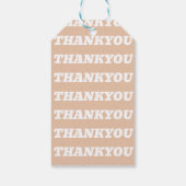 Moderne Elegante Liefde Op Het Eerste Bruidsfeestj Cadeaulabel (Achterkant)