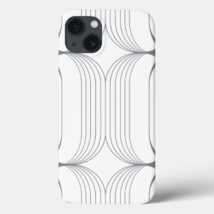 Moderne, elegante luxe illustratiepatroon iPhone 13 hoesje