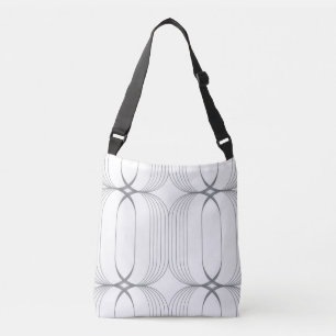 Moderne, elegante luxe illustratiepatroon crossbody tas