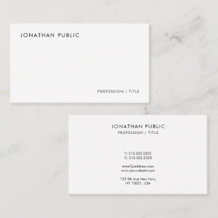 Moderne Elegante Minimaal Template Professioneel S Visitekaartje