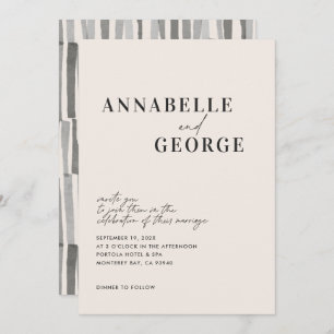 Moderne, elegante minimale typografie zwart-wit