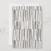 Moderne, elegante minimale typografie zwart-wit (Achterkant)