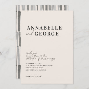 Moderne, elegante minimale typografie zwart-wit