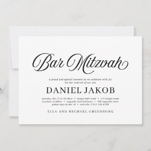 Moderne Elegante Minimalistische Eenvoudige Bar Mi Kaart