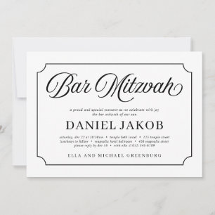 Moderne Elegante Minimalistische Eenvoudige Bar Mi Kaart