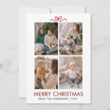 Moderne Elegante Minimalistische Vrolijk Kerstmis
