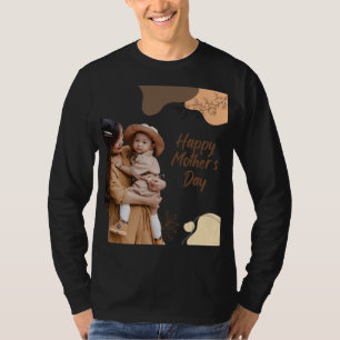 Moderne Elegante Moederdag T-shirt