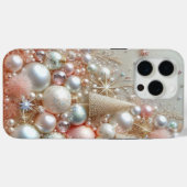 Moderne elegante mooie gouden parels Valentijnsdag Case-Mate iPhone Case (Achterkant (horizontaal))