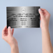 Moderne elegante motorfiets flyer (Hand)