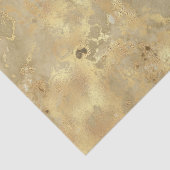 Moderne Elegante Nep Gouden Waterverf Marmer Patro Tissuepapier (Detail)
