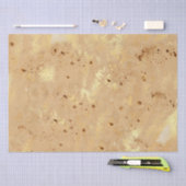 Moderne Elegante Nep Gouden Waterverf Marmeren Pat Tissuepapier (Craft)