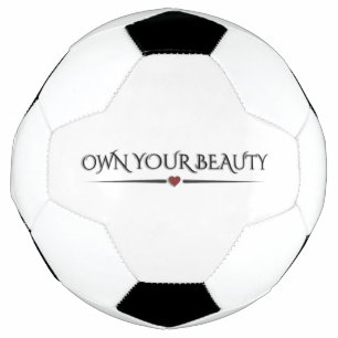 Moderne Elegante "Own Your Beauty" Chic Pickleball Voetbal