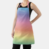 Moderne Elegante Pastel Rainbow Ombre Schort (Insitu)