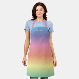 Moderne Elegante Pastel Rainbow Ombre Schort