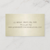 Moderne, elegante professionele glitter Faux Lashe Visitekaartje (Achterkant)