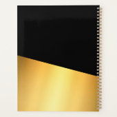 Moderne elegante professionele ontwerper voor zwar planner (Achterkant)