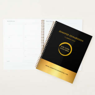 Moderne elegante professionele ontwerper voor zwar planner