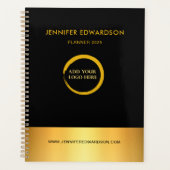 Moderne elegante professionele ontwerper voor zwar planner (Voorkant)