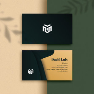 Moderne elegante professionele Visitekaartjes logo