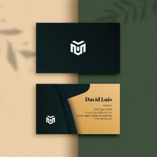 Moderne elegante professionele Visitekaartjes logo