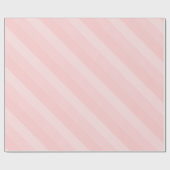 Moderne Elegante Roze Perzik Kleur Tonen Strepen G Cadeaupapier (Vlak)