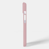 Moderne Elegante Roze Roze Zwart Monogram Initiale Case-Mate iPhone Case (Achterkant / Links)
