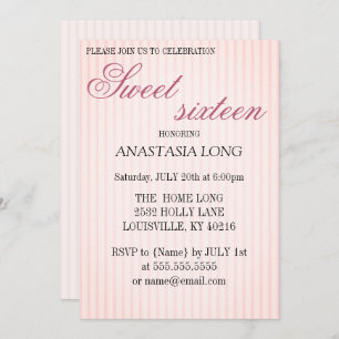 Moderne, elegante roze sla de datum op save the date