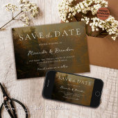 Moderne Elegante Rustieke Fall Wedding Save The Date